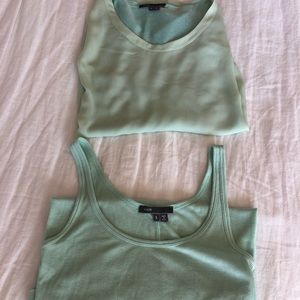 Vince tank and sweater. Marytsu this is for you.